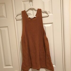 Sweater tank top